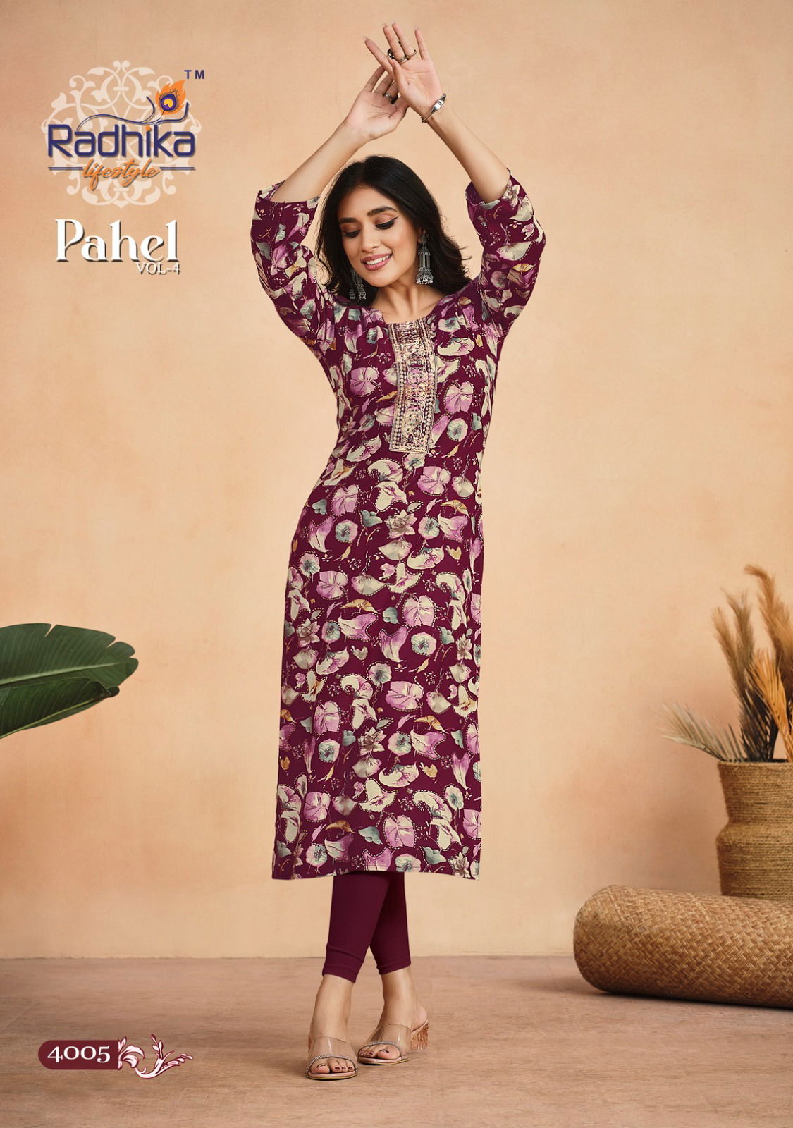 Pahel Vol 4 By Radhika Printed Kurtis Catalog
